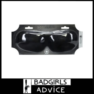 OUCH! 3D Mask Contoured Eye Shape Pressure Free Comfort Blindfold Black