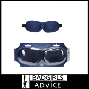 OUCH! 3D Mask Contoured Eye Shape Pressure Free Comfort Blindfold Navy