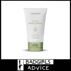 Wicked Simply Natural Aloe Vera Vaginal Moisturising Lubricant Olive Leaf 120ml