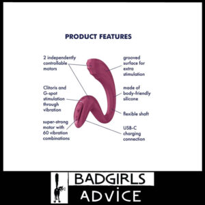 Satisfyer G For Goddess 3 - Wine Red