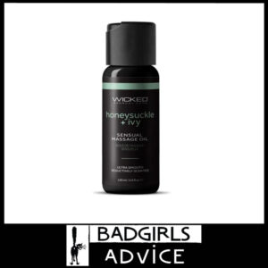 Wicked Sensual Massage Oil - Honeysuckle + Ivy