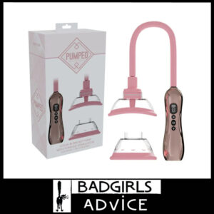 PUMPED Vulva & Breast Pump with Tongue Stimulator - Rose Gold